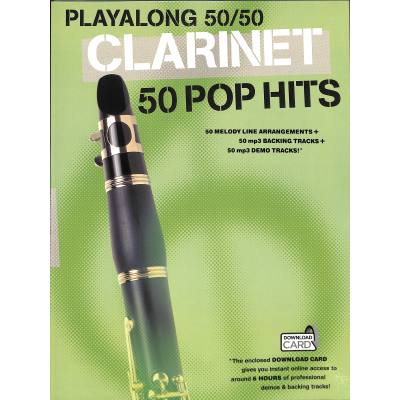 Playalong 50/50: pro klarinet - 50 Pop Hits