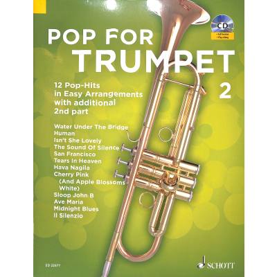 Pop For Trumpet 2 - 12 Pop-Hits In Easy Arrangements With Additional 2nd Part