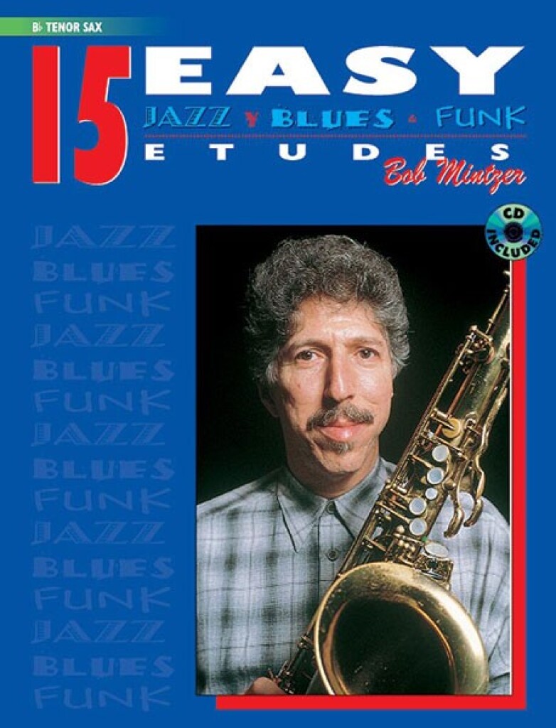 15 Easy Jazz Blues Funk Etudes - na tenor saxofon