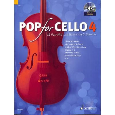 Pop For Cello 4 + CD - popové skladby pro 1-2 violoncella