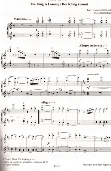 Nejznámější filmové melodie pro klavír na čtyři ruce - Karel Svoboda