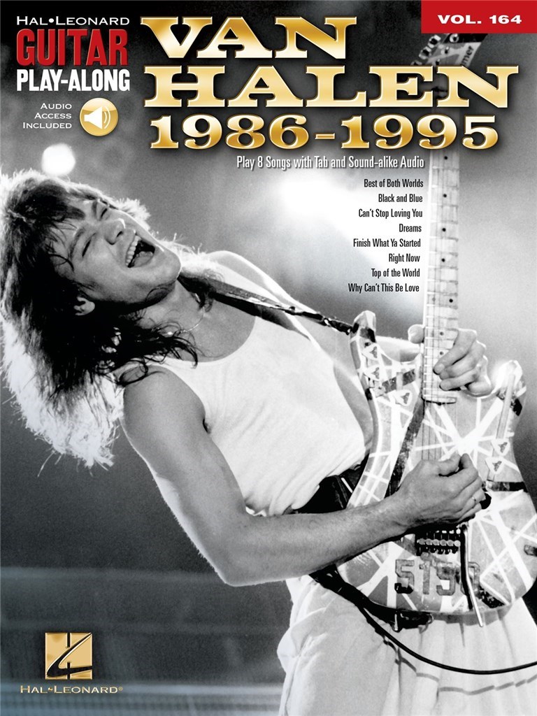 Van Halen 1986-1995 - Guitar Play-Along Volume 164 - noty pro kytaru