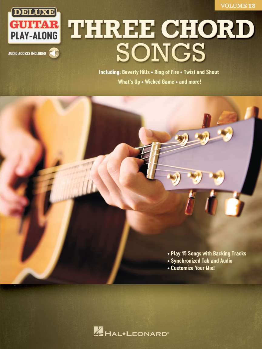 Three Chord Songs - Deluxe Guitar Play-Along Volume 12