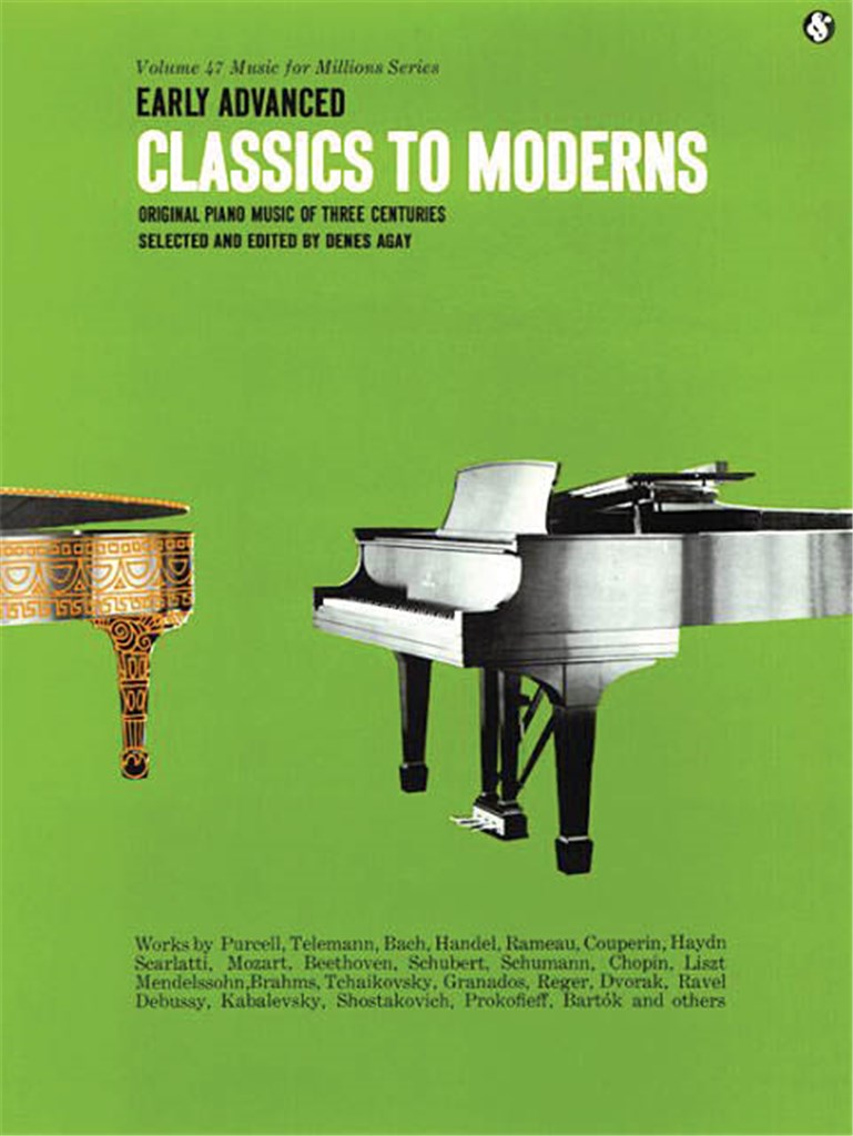 Early Advanced Classics to Moderns - Music for Millions Series - pro klavír