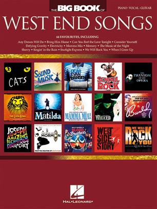 The Big Book of West End Songs noty pro zpěv, klavír a akordy pro kytaru