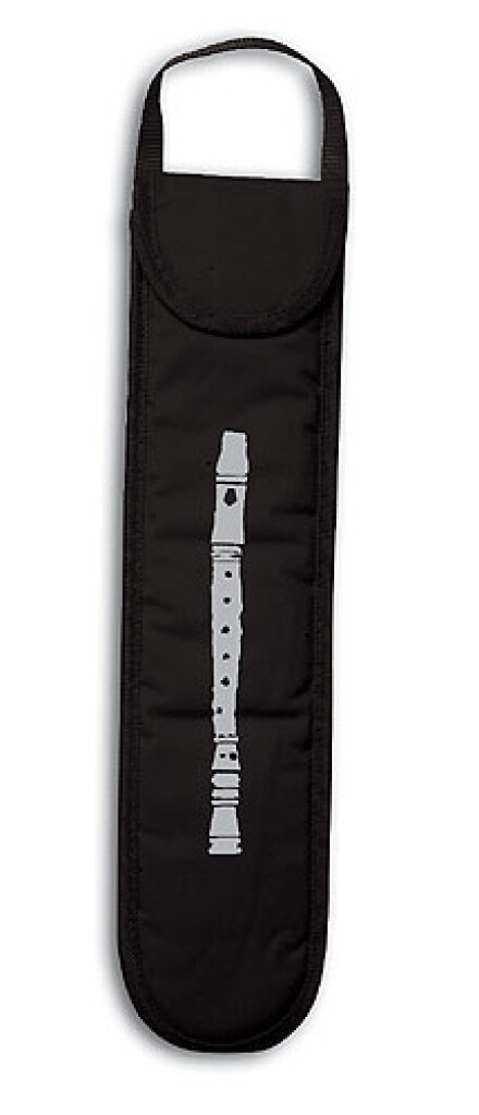 Taška na zobcovou flétnu v černé barvě