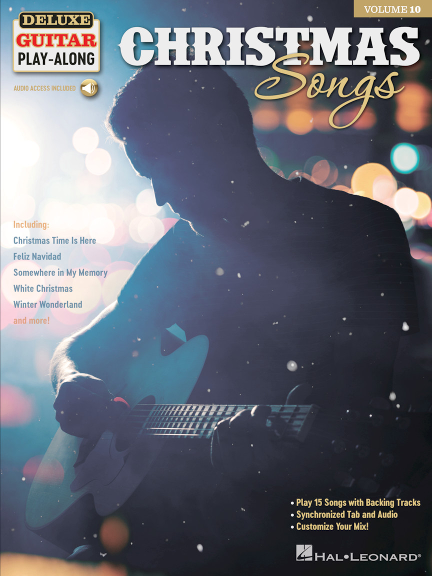Christmas Songs - Deluxe Guitar Play-Along Volume 10 vánoční melodie a koledy pro kytaru s akordy