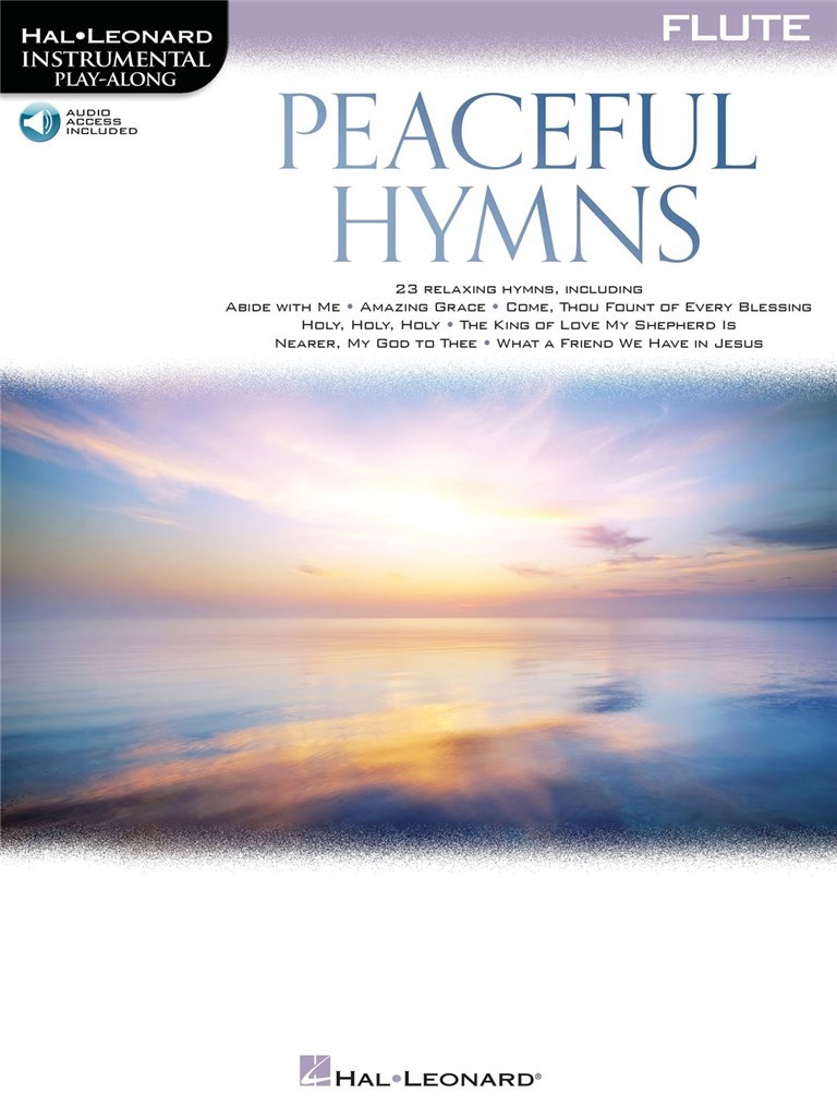 Peaceful Hymns noty pro příčnou flétnu - Instrumental Play-Along
