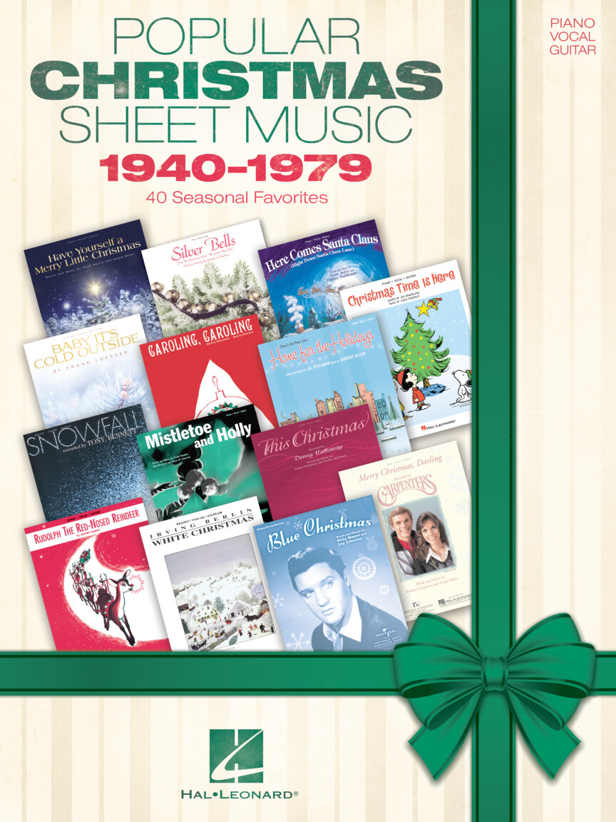 Popular Christmas Sheet Music: 40 vánočních melodií z let 1940-1979