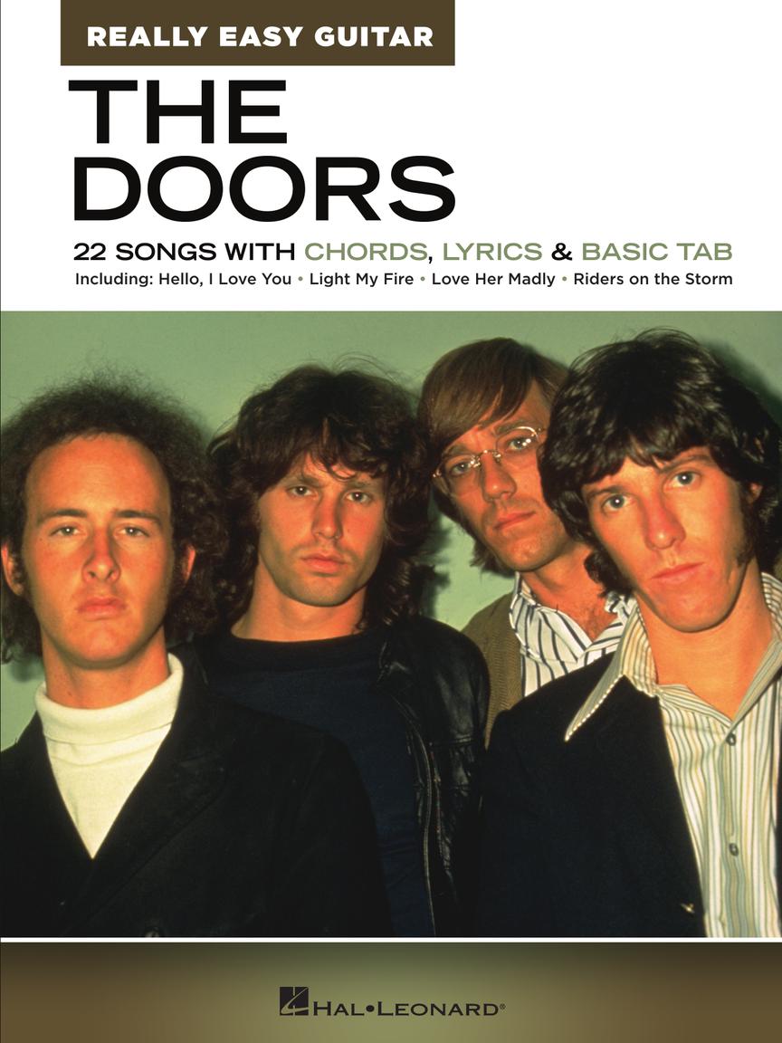 The Doors - Really Easy Guitar Series - 22 písní s akordy pro kytaru, texty a základní tab