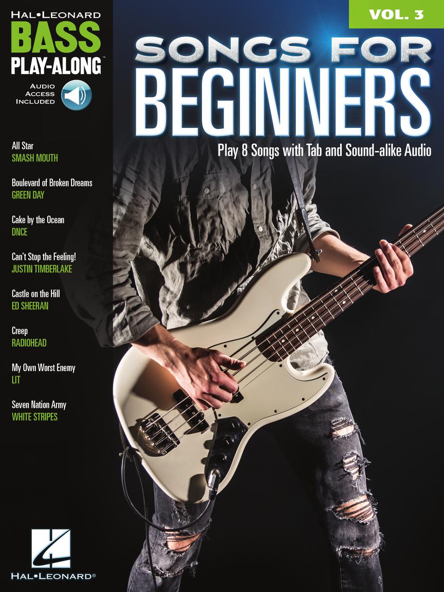 Songs for Beginners - Bass Play-Along Volume 59 - pro basovou kytaru