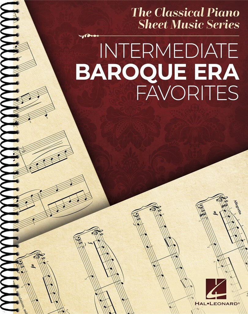 Intermediate Baroque Era Favorites - The Classical Piano Sheet Music Series - pro klavír