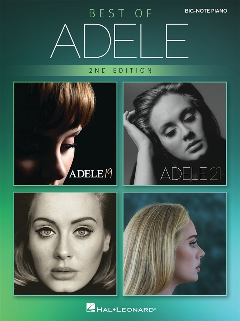 Best of Adele for Big-Note Piano - 2nd Edition - pro začátečníky hry na klavír