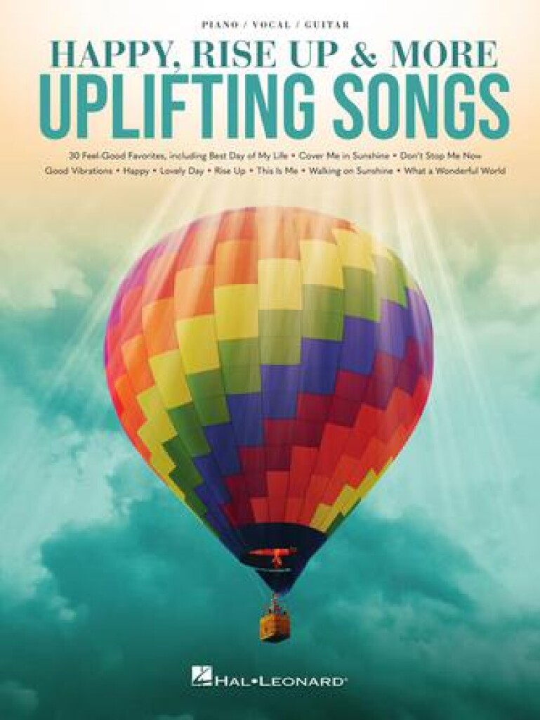 Happy, Rise Up & More Uplifting Songs - zpěv a klavír s akordy pro kytaru