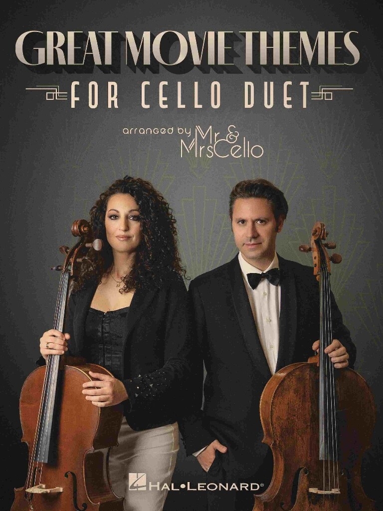 Great Movie Themes for Cello Duet - Arranged by Mr & Mrs Cello - 12 skladeb pro dvě violoncella