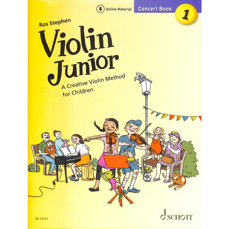 Violin Junior: Concert Book 1 Konzertbuch 1 - skladby pro housle a klavír