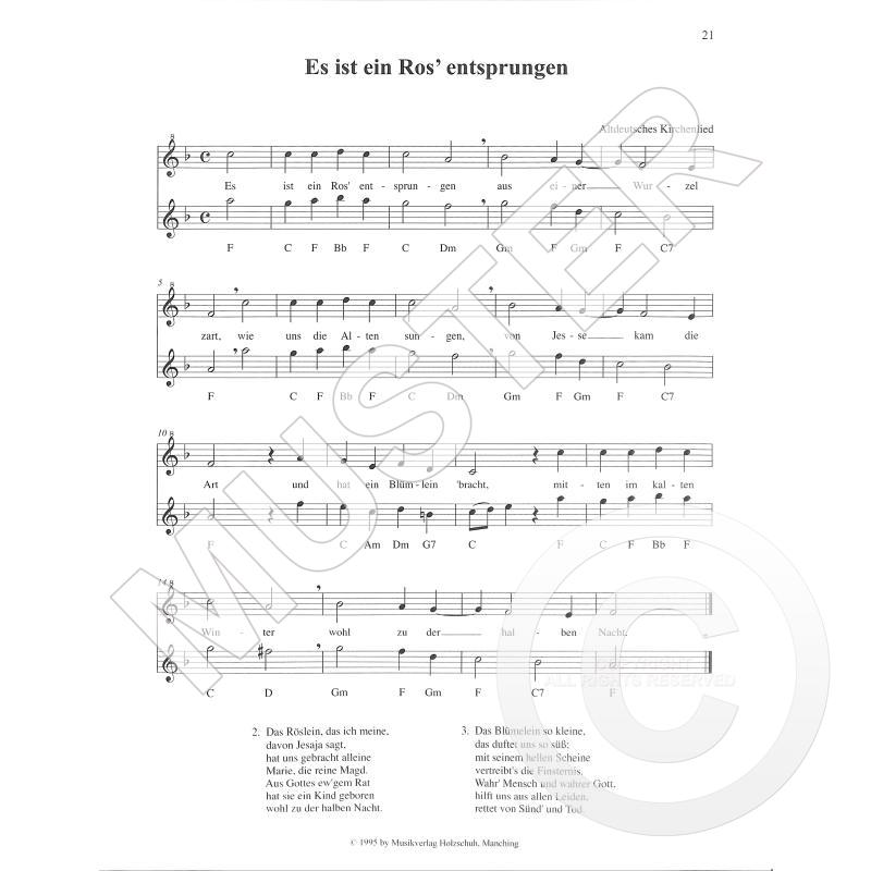 Weihnachtslieder aus aller Welt - vánoční koledy a melodie pro  sopránovou a altovou flétnu