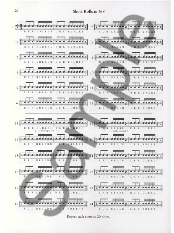 George Lawrence Stone: Stick Control For The Snare Drummer