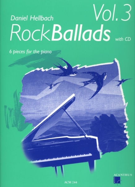 Rock Ballads 3 - 6 skladeb pro klavír od