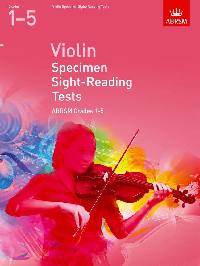 Violin Specimen Sight-Reading Tests, Grades 15 - from 2012 - pro housle