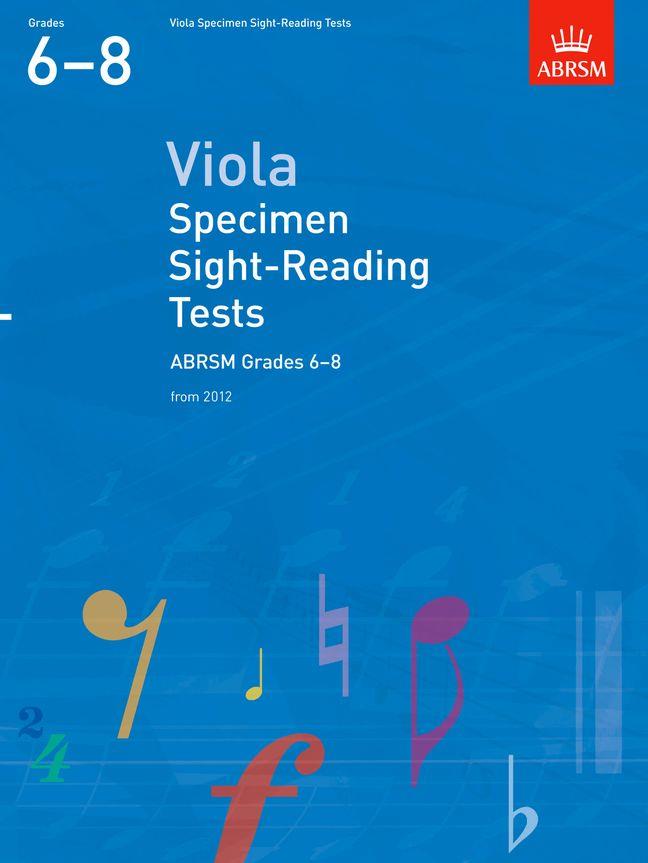 Viola Specimen Sight-Reading Tests,Grades 68 - from 2012 - noty na violu
