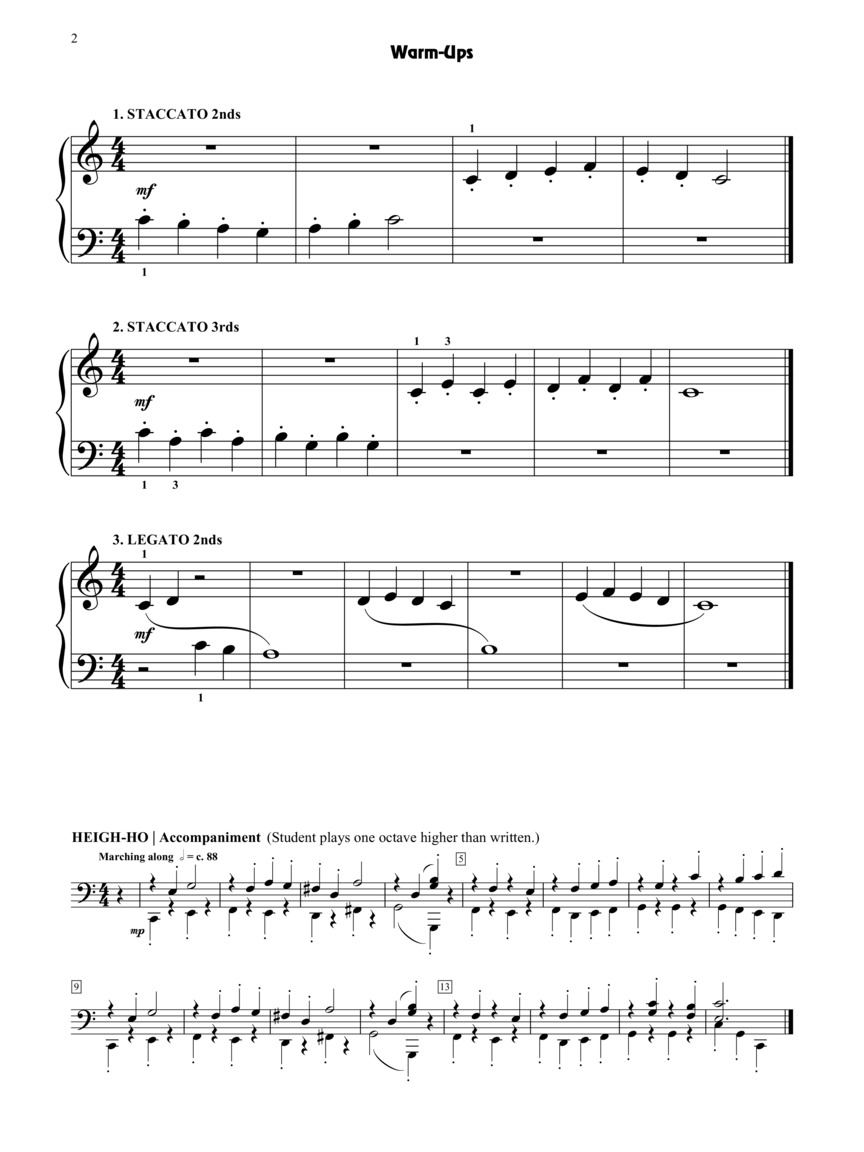 Fingerpower Pop - Primer - 10 Piano Solos with Technique Warm-Ups