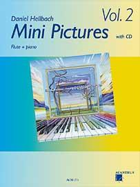 Mini Pictures Vol. 2 s CD pro příčnou flétnu a klavír