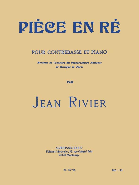 Piece En Re - Contrebasse Et Piano - pro kontrabas a klavír