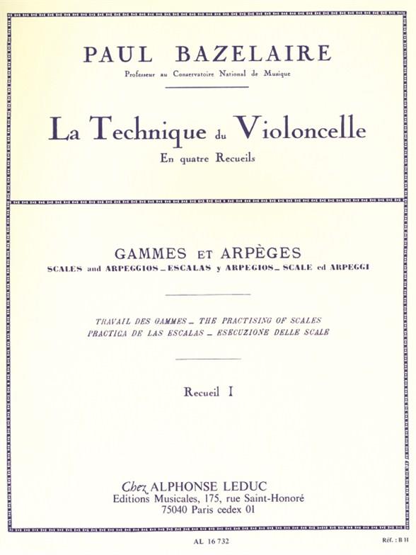 Cello Method - Scales And Arpeggios, Volume 1 - pro violoncello