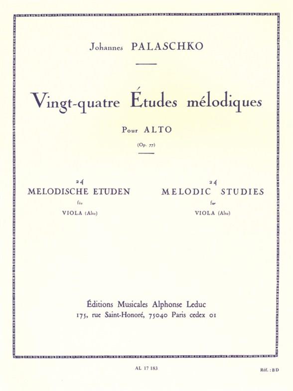 24 Etudes Melodique Opus 77 - etudy pro violu