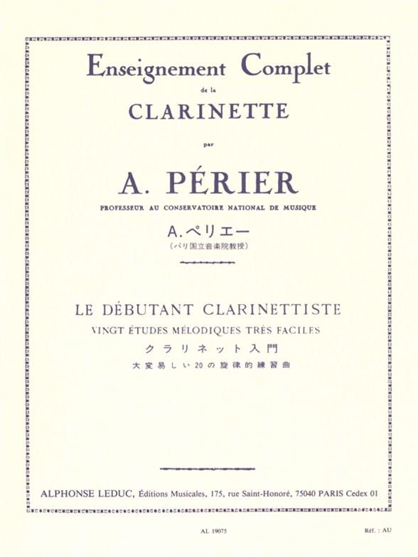 Debutant Clarinettiste - noty pro klarinet