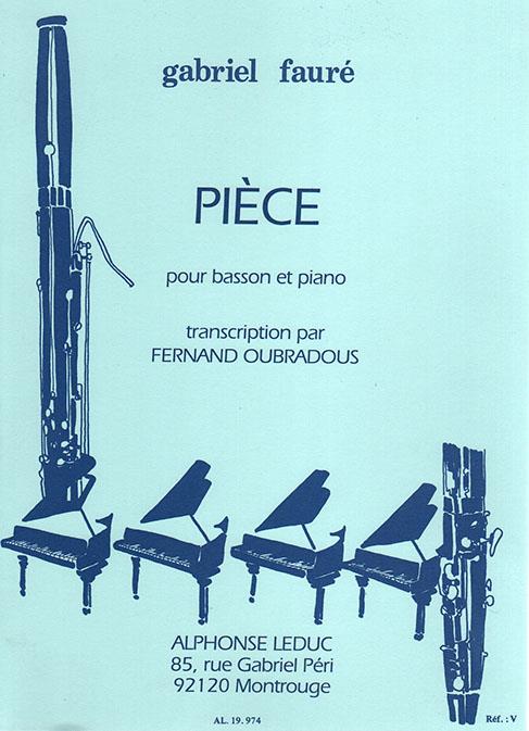 Pièce - pro fagot a klavír