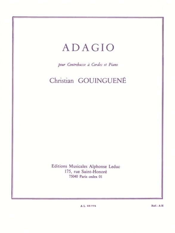 Adagio For Double Bass And Piano