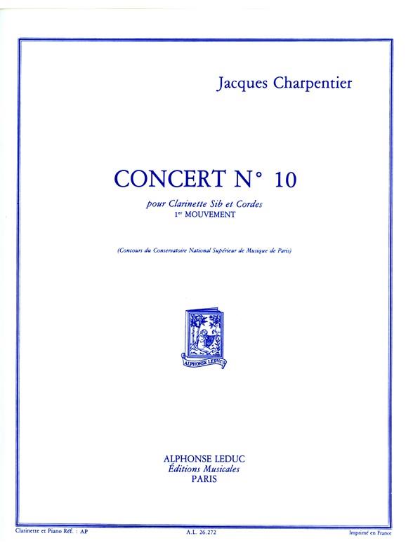 Concert N010 -Clarinette Sib Et Strings - klarinet a klavír