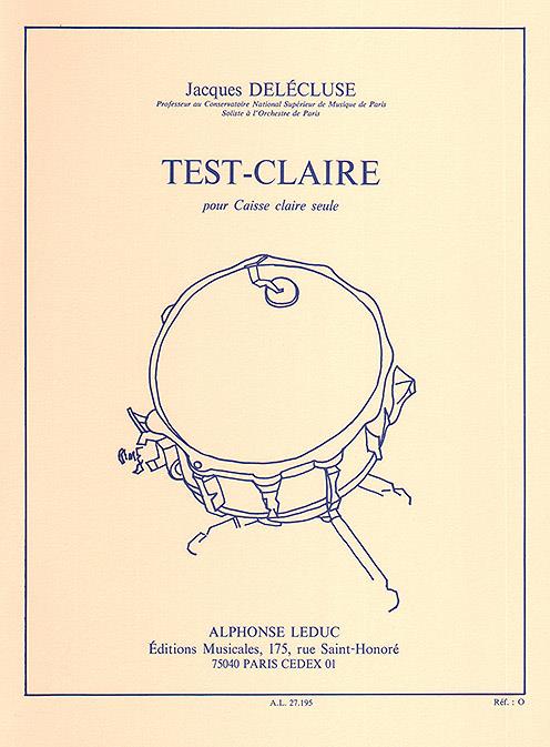 Test-Claire (Snare Drum) - pro bicí nástroje