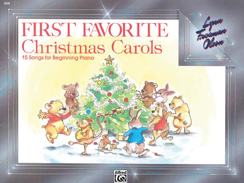 First Favorite Christmas Carols - vánoční melodie pro klavír