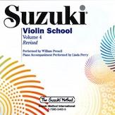 Suzuki Violin School CD, Volume 4 (Revised) - Doprovodné CD k sešitu