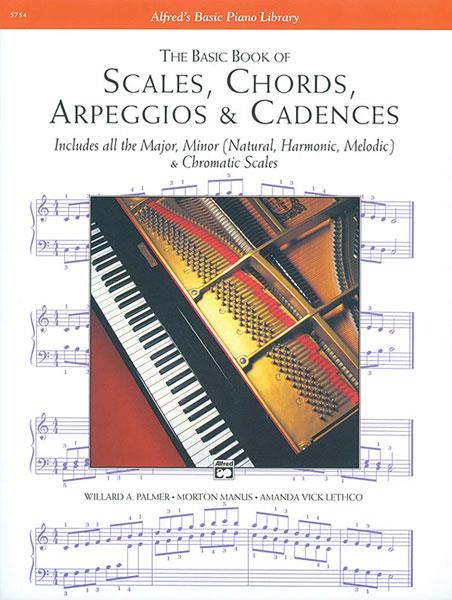 The Basic Book of Scales, Chords, Arpeggios  - & Cadences - stupnice a akordy na klavír