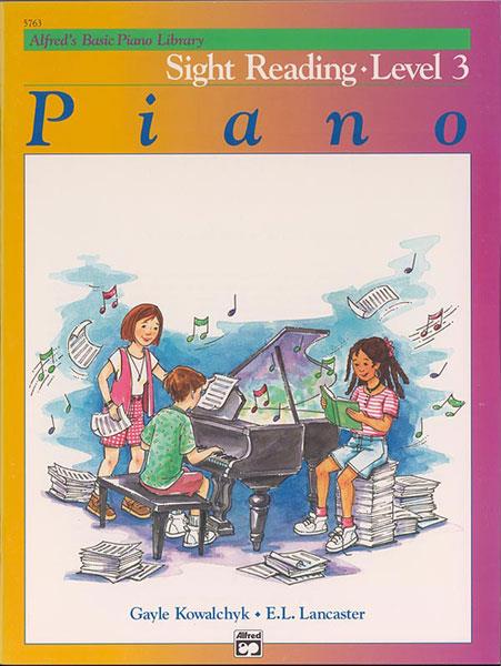 Alfred's Basic Piano Library Sight Reading Book 3