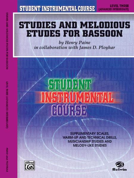 Studies and Melodious Etudes for Bassoon, Lev III - Student Instrumental Course - fagot noty