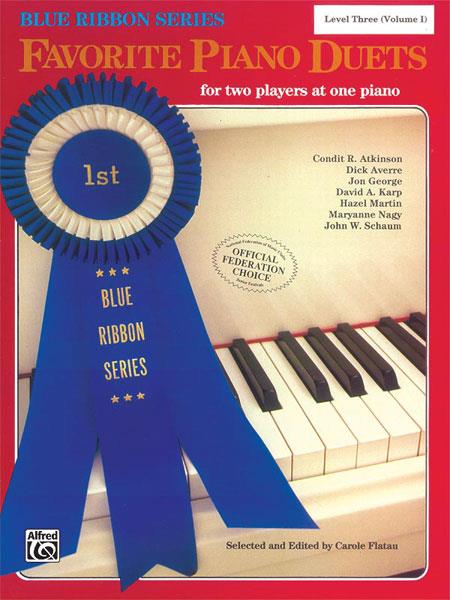 Blue Ribbon: Favorite Piano Duets, Level 3, Vol. 1 - piano duet