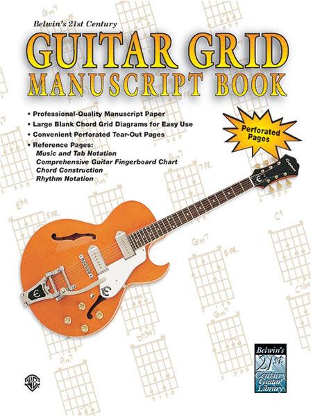 21st Century Guitar Grid Manuscript Book - noty pro kytaru