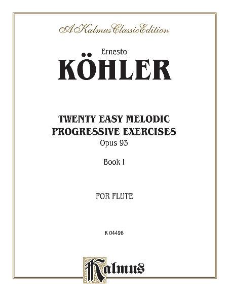 20 Easy Melodic Progressive Exercises,Vol. I - pro příčnou flétnu