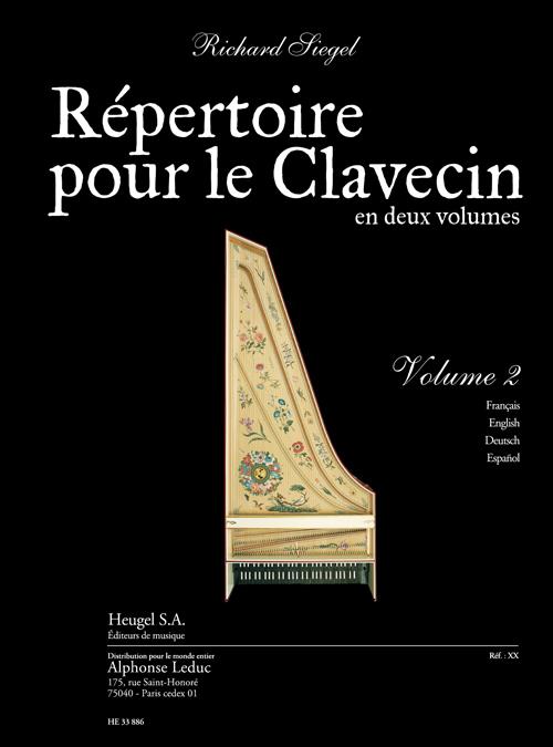 Répertoire pour le clavecin volume 2 [6-7] - noty pro cembalo