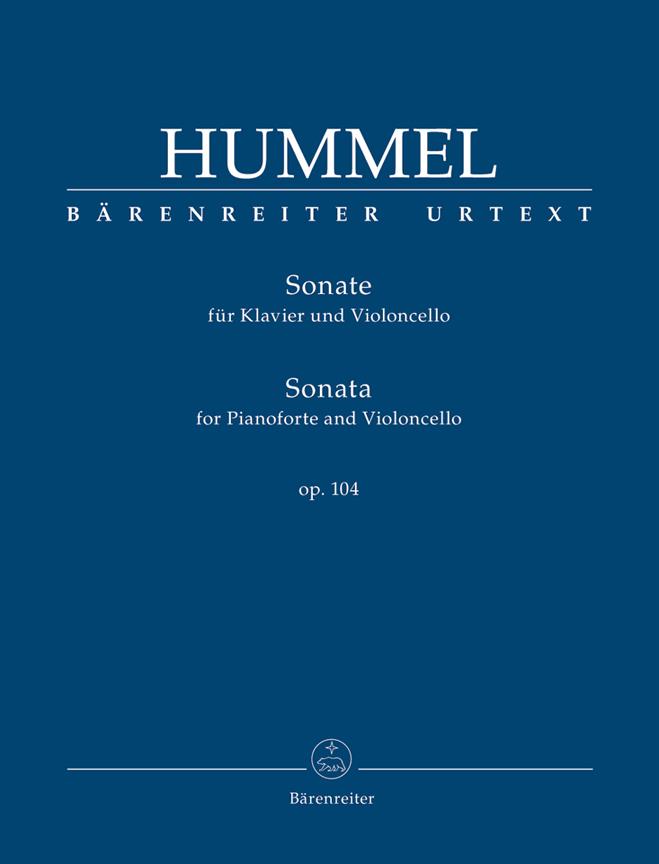 Sonata op. 104 - for Pianoforte and Violoncello - violoncello a klavír