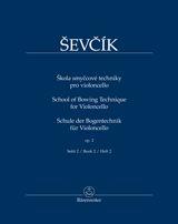 Škola smyčcové techniky pro violoncello op. 2, sešit III a IV od Ševčík Otakar