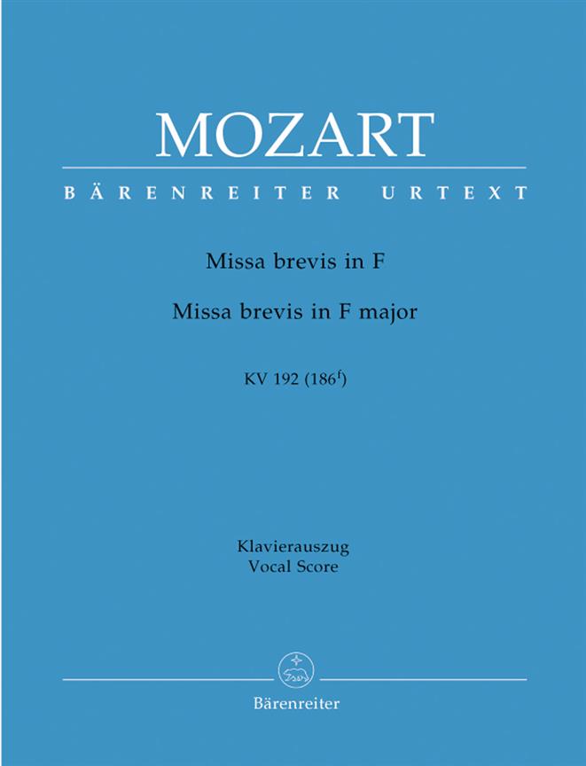 Missa brevis in F major K.192 - arie a klavír