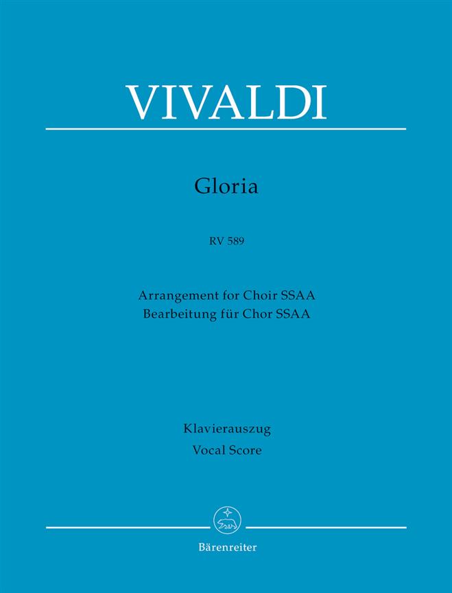 Gloria RV 589 - SSAA a klavírní doprovod