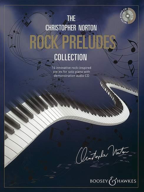 Rock Preludes Collection - 14 innovative rock-inspired pieces for solo piano with demonstration audio CD - Norton pro klavír