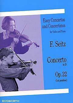 Concerto in D Op. 22 (Schüler-Concert Nr. 5) - for Violin (in first position) and Piano - housle a klavír